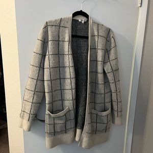 Black and white cardigan